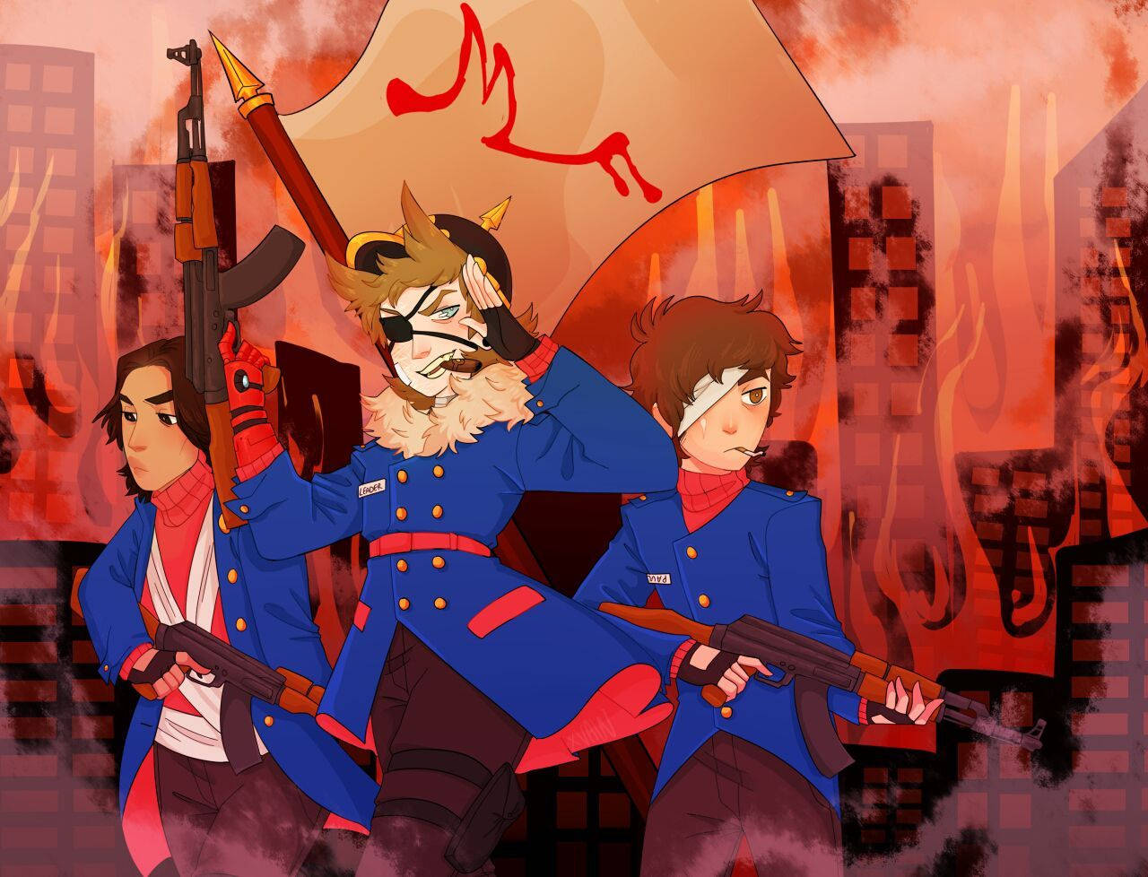 Eddsworld In Anime Version Wallpaper