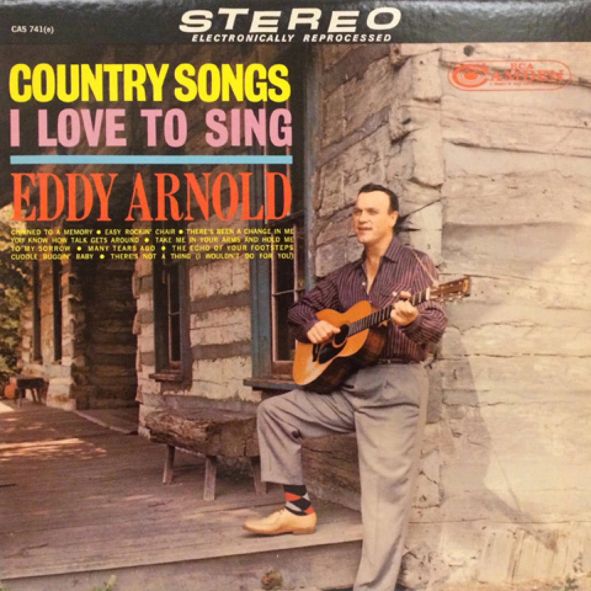 Eddyarnold Country Songs, Das Albumcover, Das Ich Gerne Singe. Wallpaper