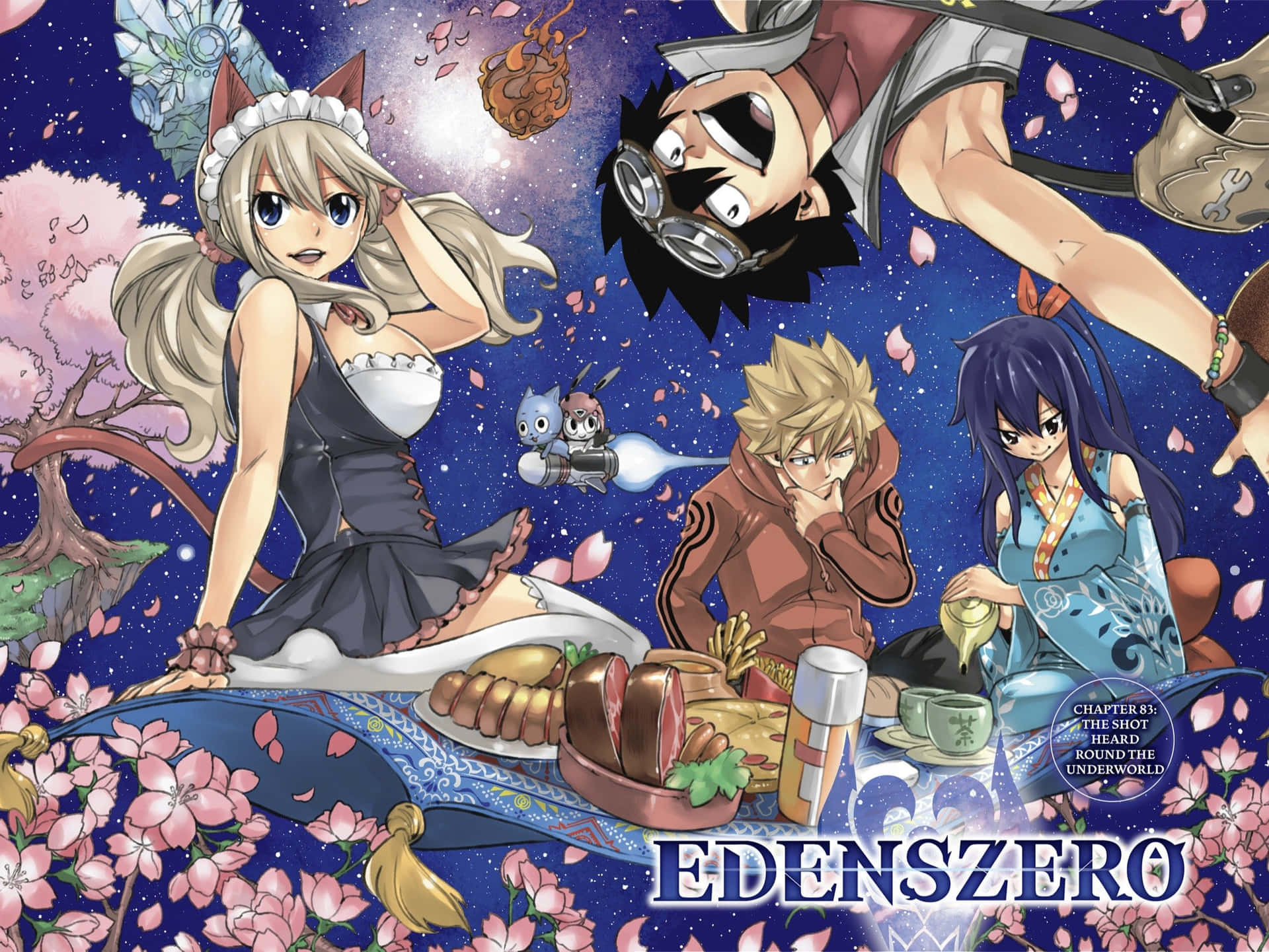Explore the universe with Rebeca and Shiki aboard Edens Zero!