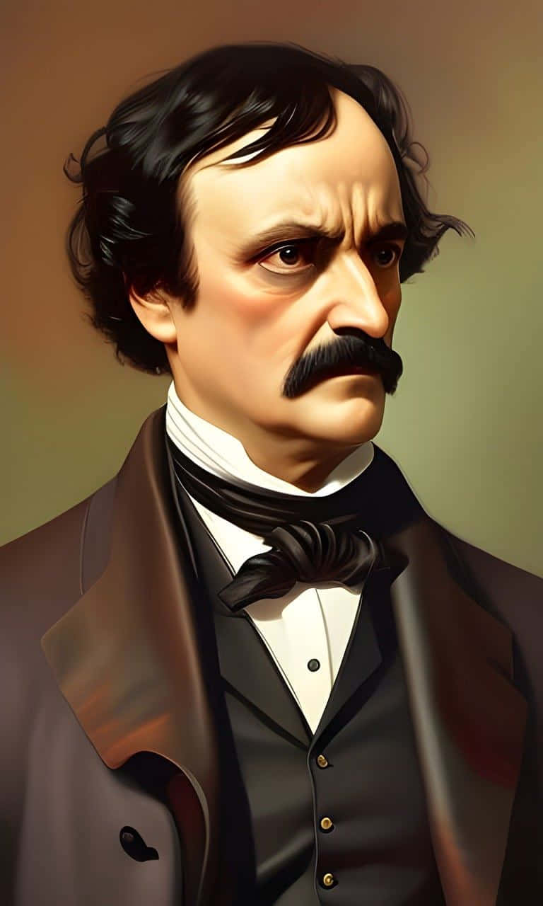 Edgar Allan Poe Portrait Wallpaper
