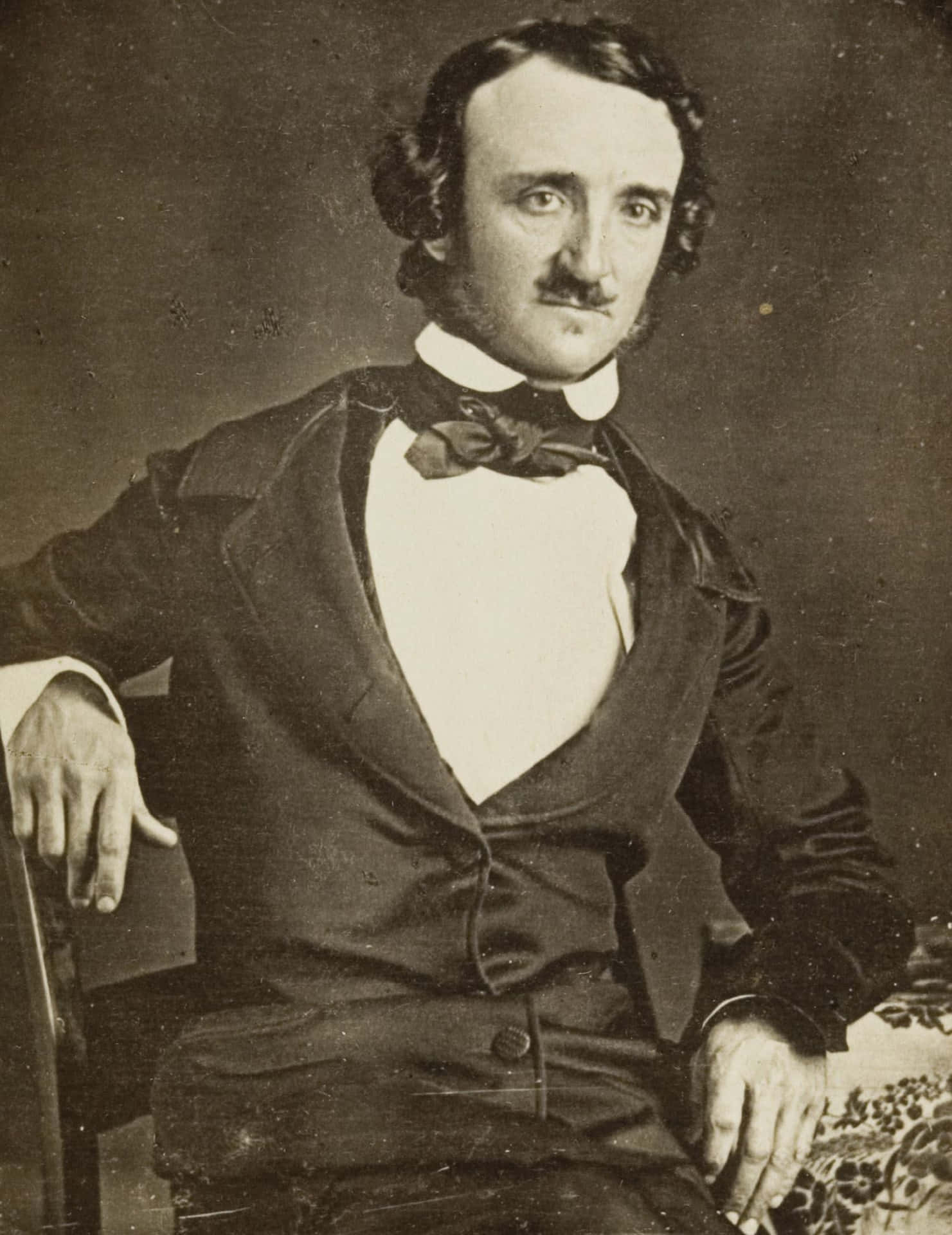 Edgar Allan Poe Portrait Wallpaper