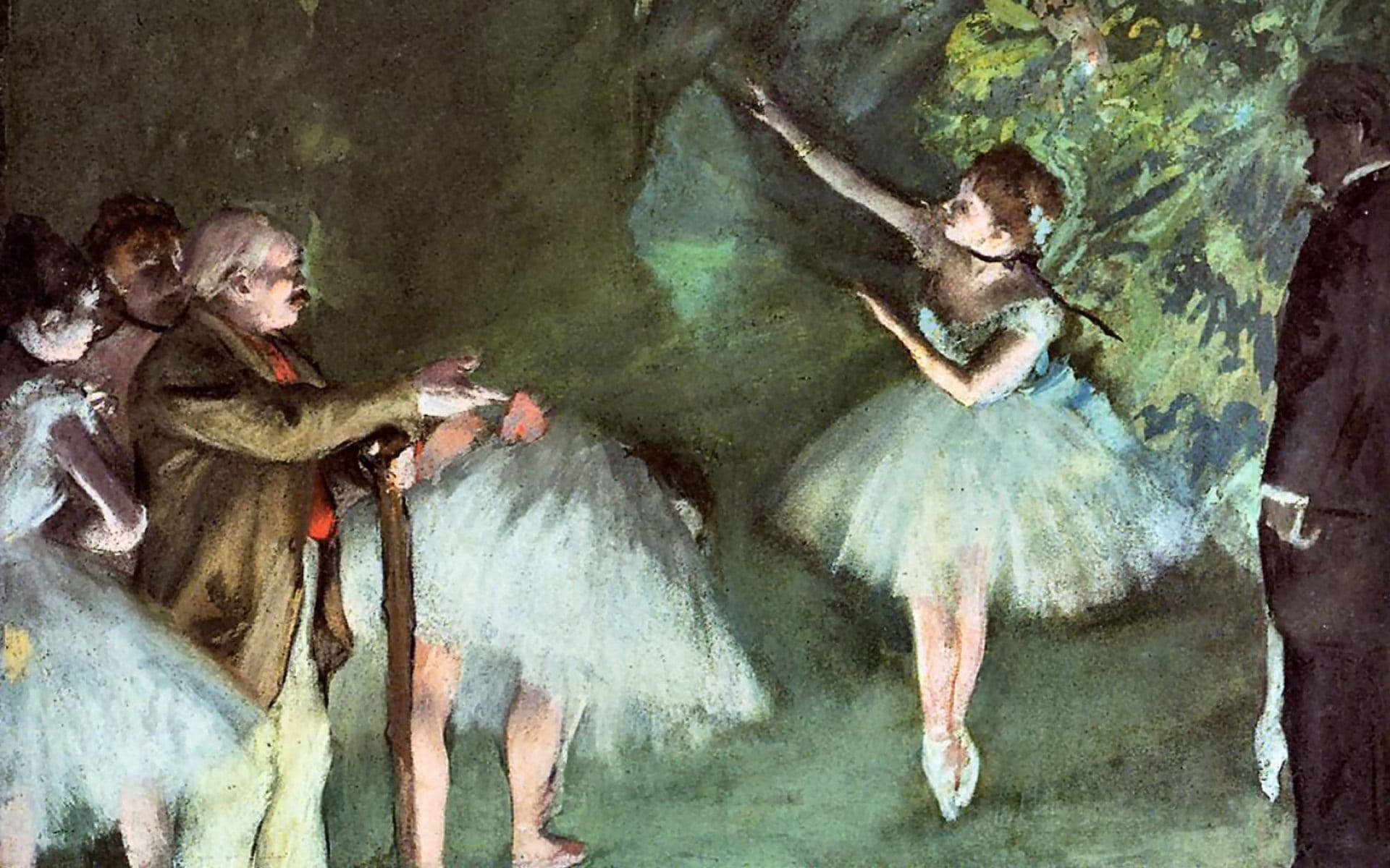 Obrade Arte De Ballet De Edgar Degas Fondo de pantalla