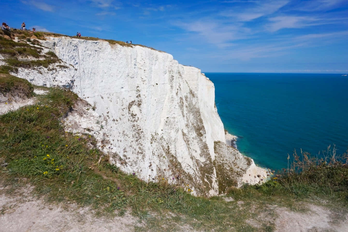 Edge Of White Cliffs Of Dover Wallpaper