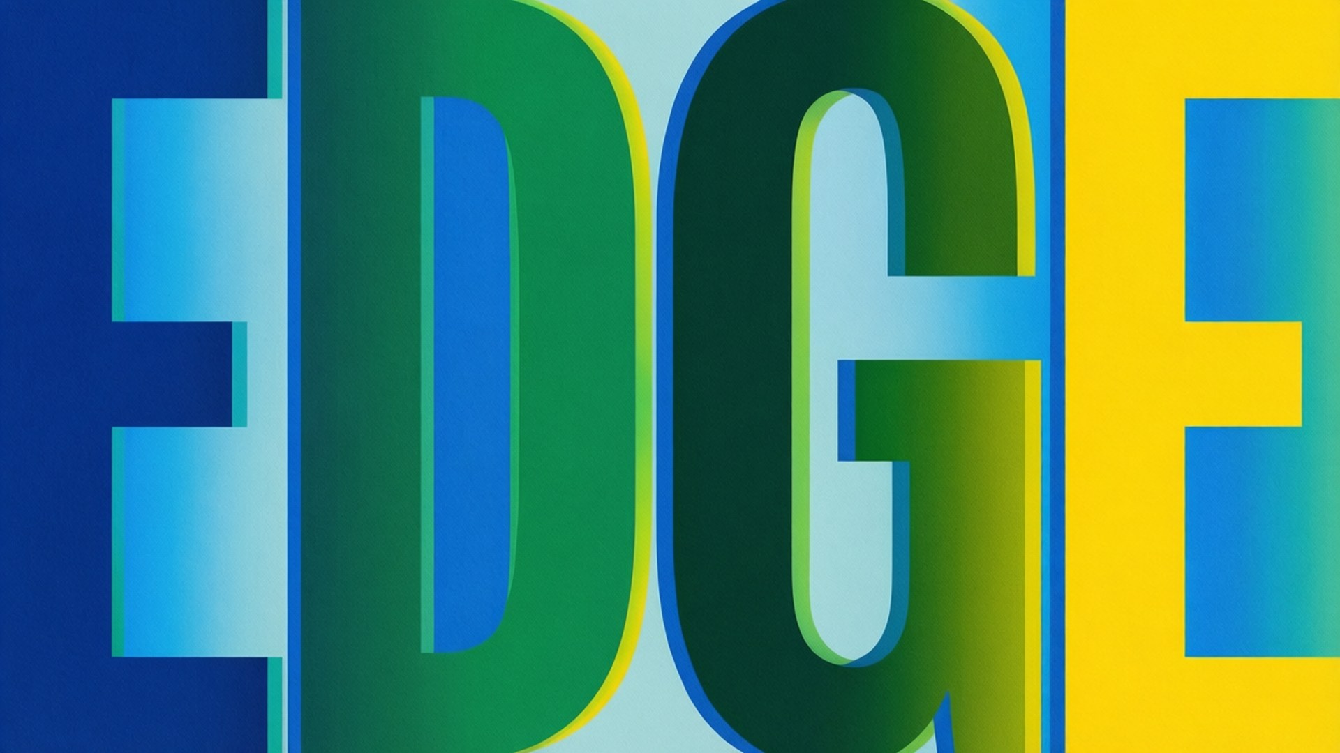 Tipografi Edge Wallpaper