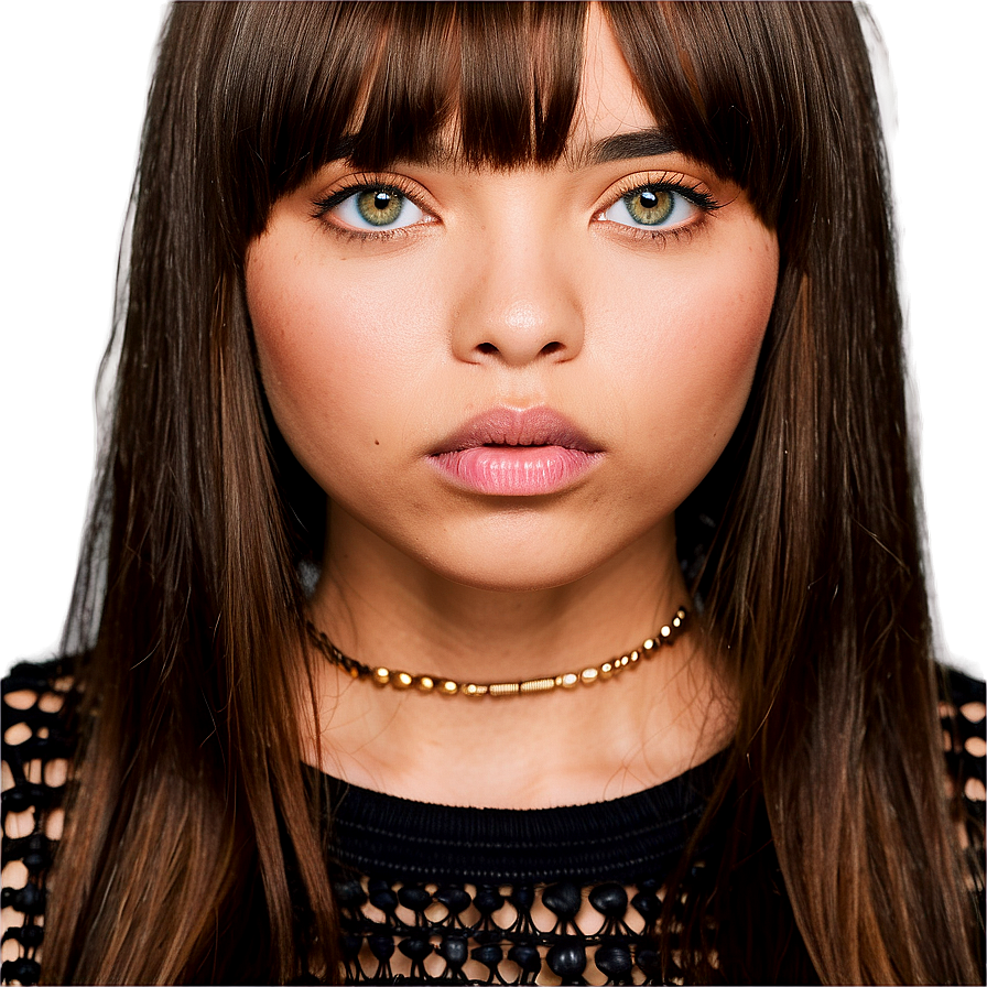 Edgy Bangs Makeover Png Emt PNG