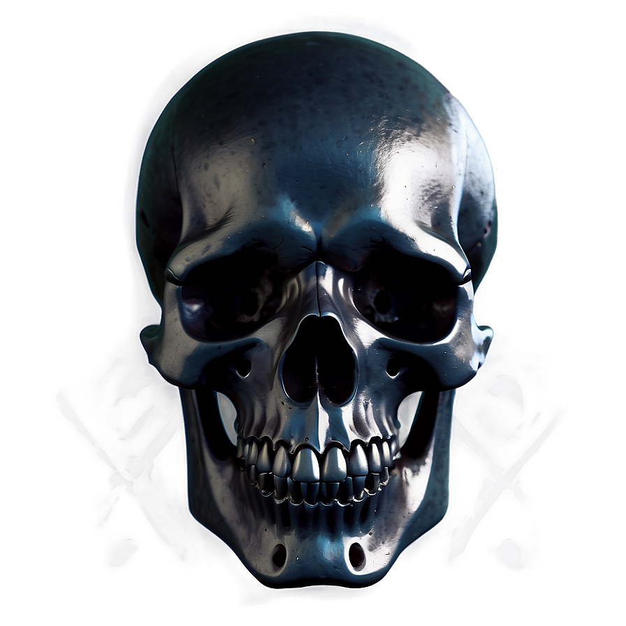 Edgy Black Skull Clipart Png Yuc1 PNG
