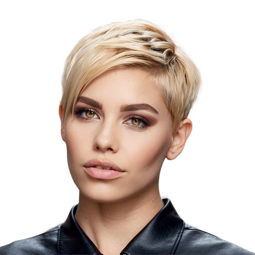 Edgy Blonde Haircuts Png 10 PNG