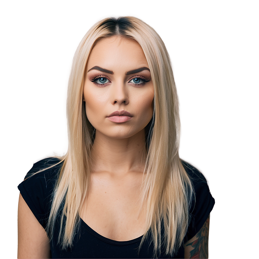 Edgy Blonde Haircuts Png Ypi34 PNG