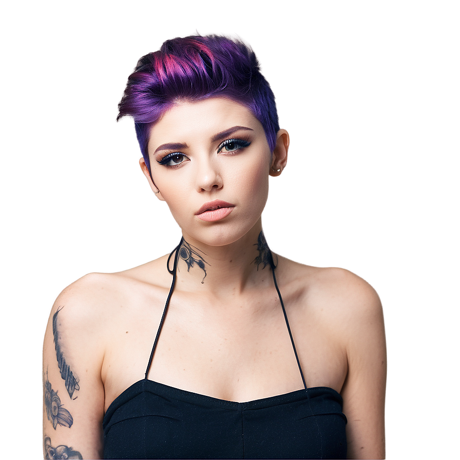 Download Edgy Hairstyle Creations Png 06262024