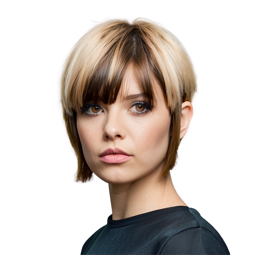 Edgy Karen Haircut Png 06212024 PNG