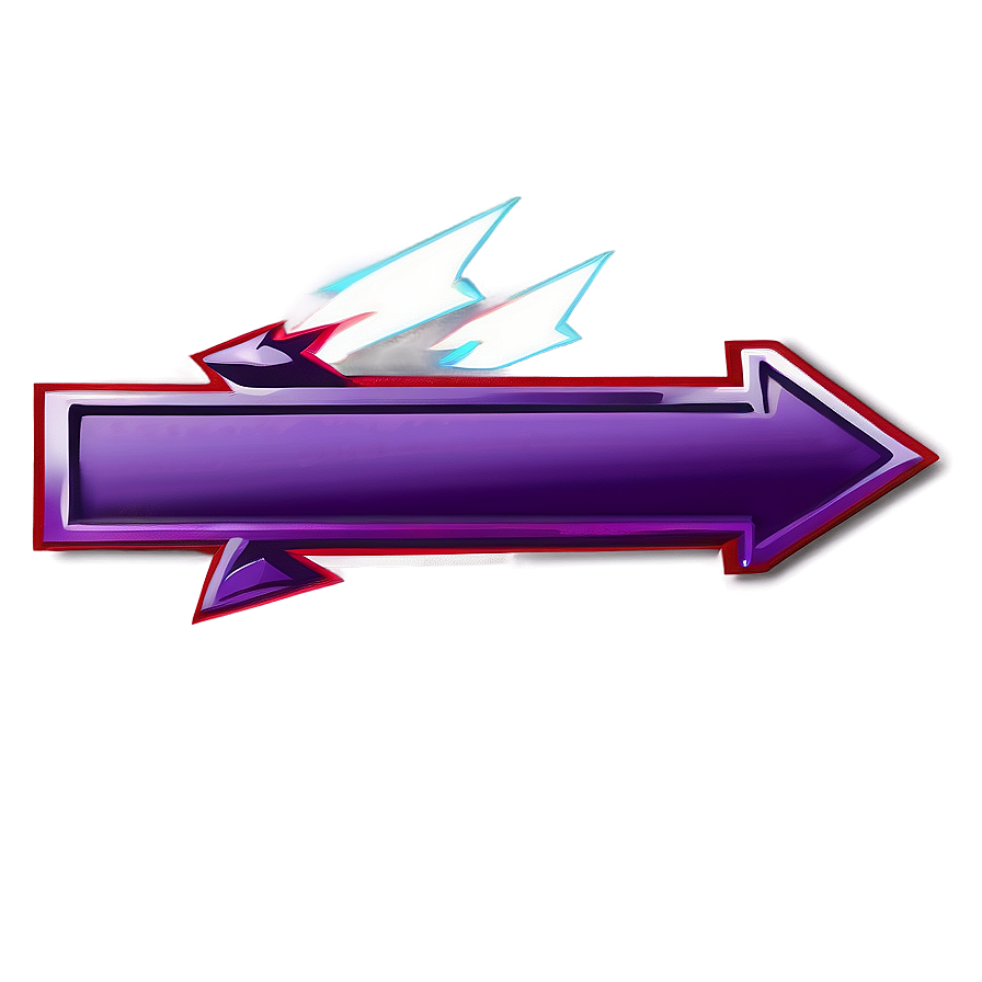 Edgy Purple Arrow Png 06272024 PNG