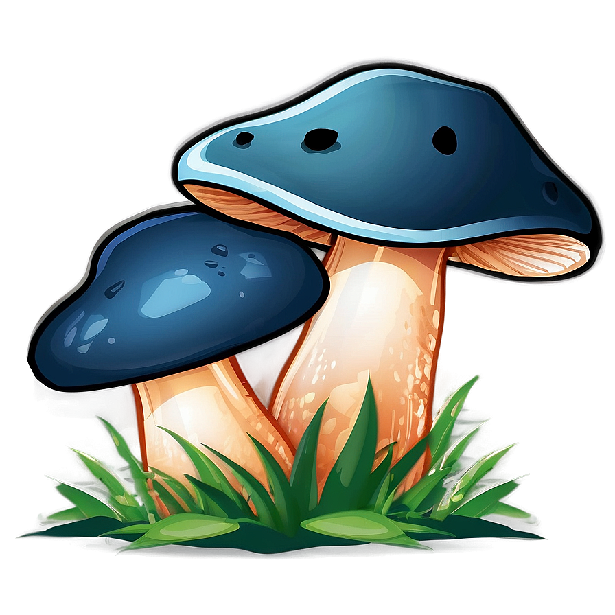 Edible Mushroom Cartoon Png 06272024 PNG