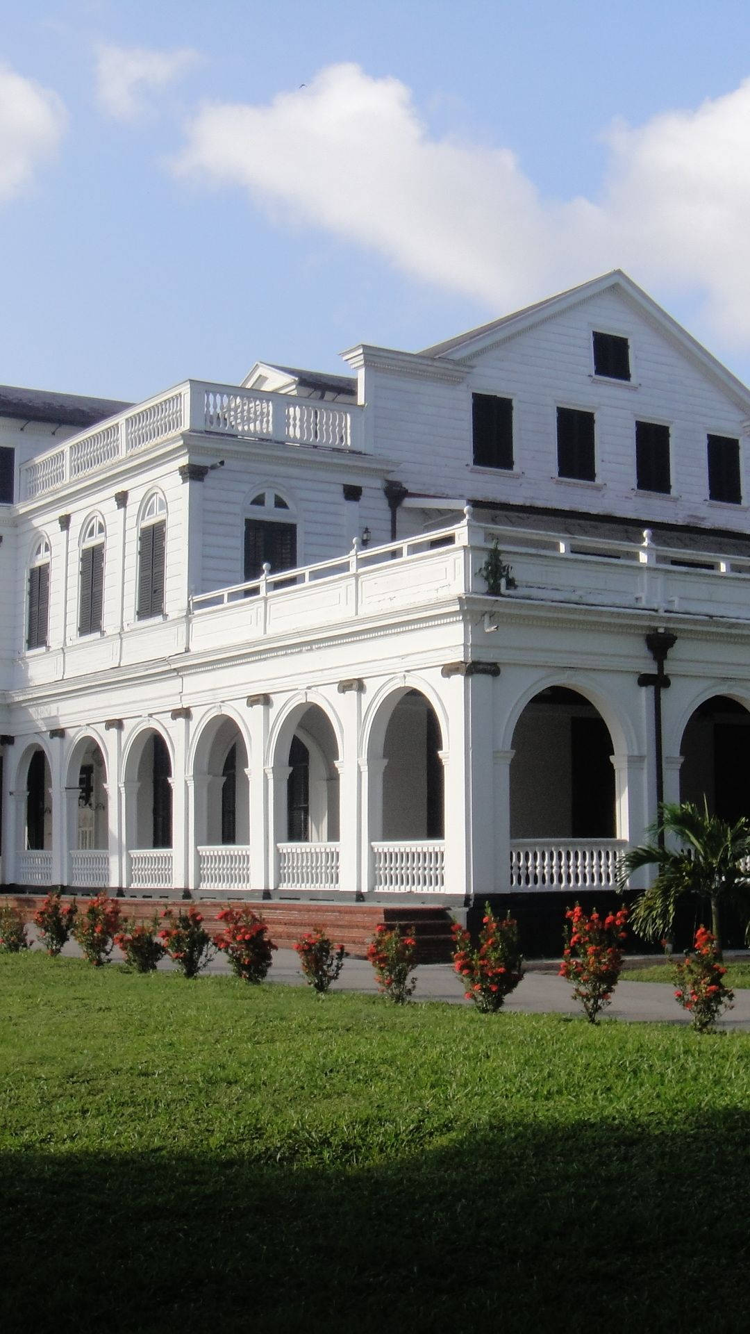 Edifício Paramaribo Do Suriname Papel de Parede