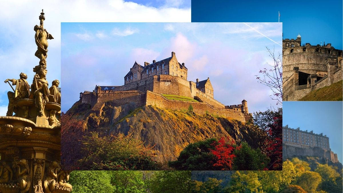 Edinburgh Castle And Other Attractions Wallpaper