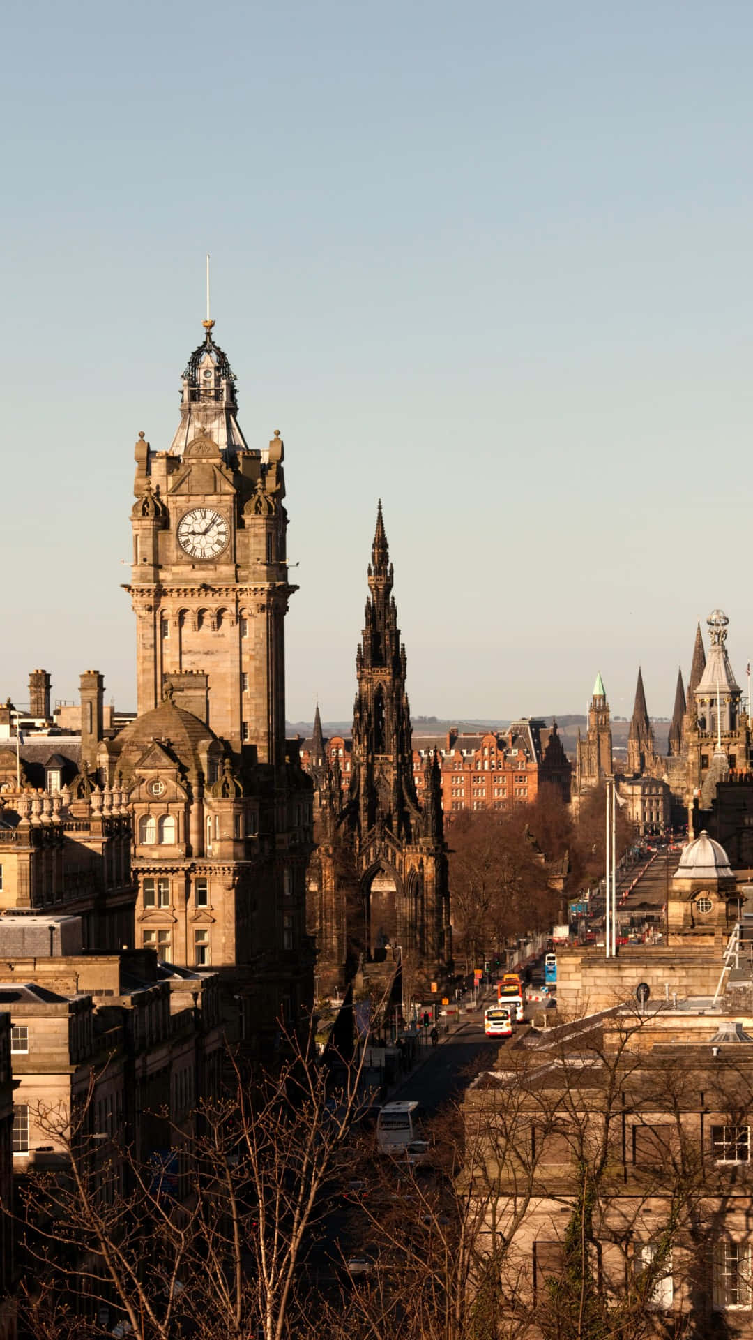 Edinburgh Princes Street Skyline Wallpaper