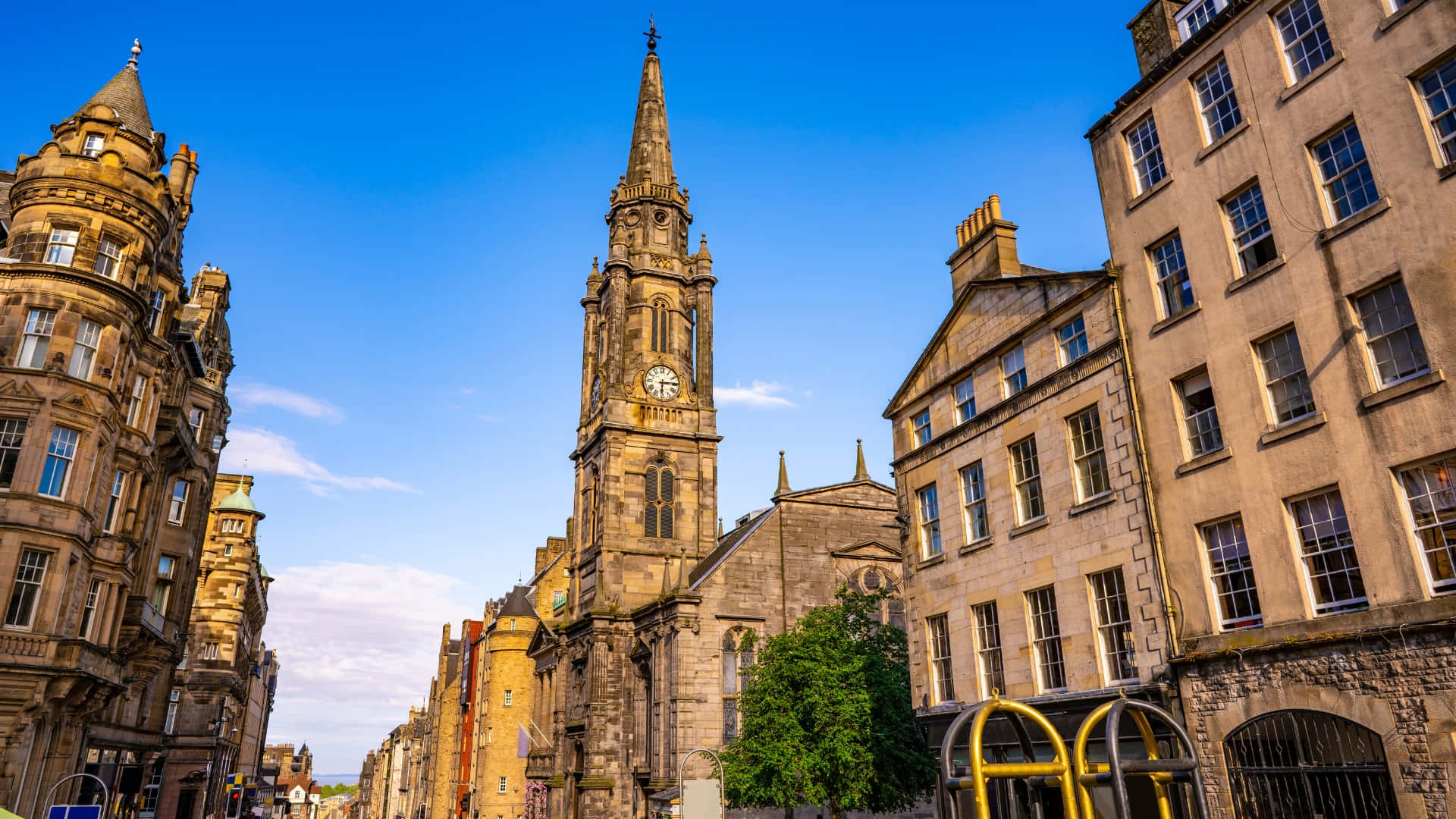 Edinburgh Royal Mile Dusk Wallpaper