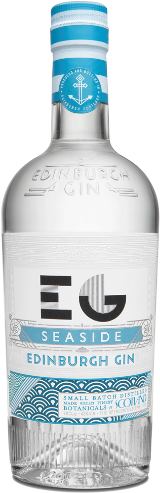 Edinburgh Seaside Gin Bottle PNG