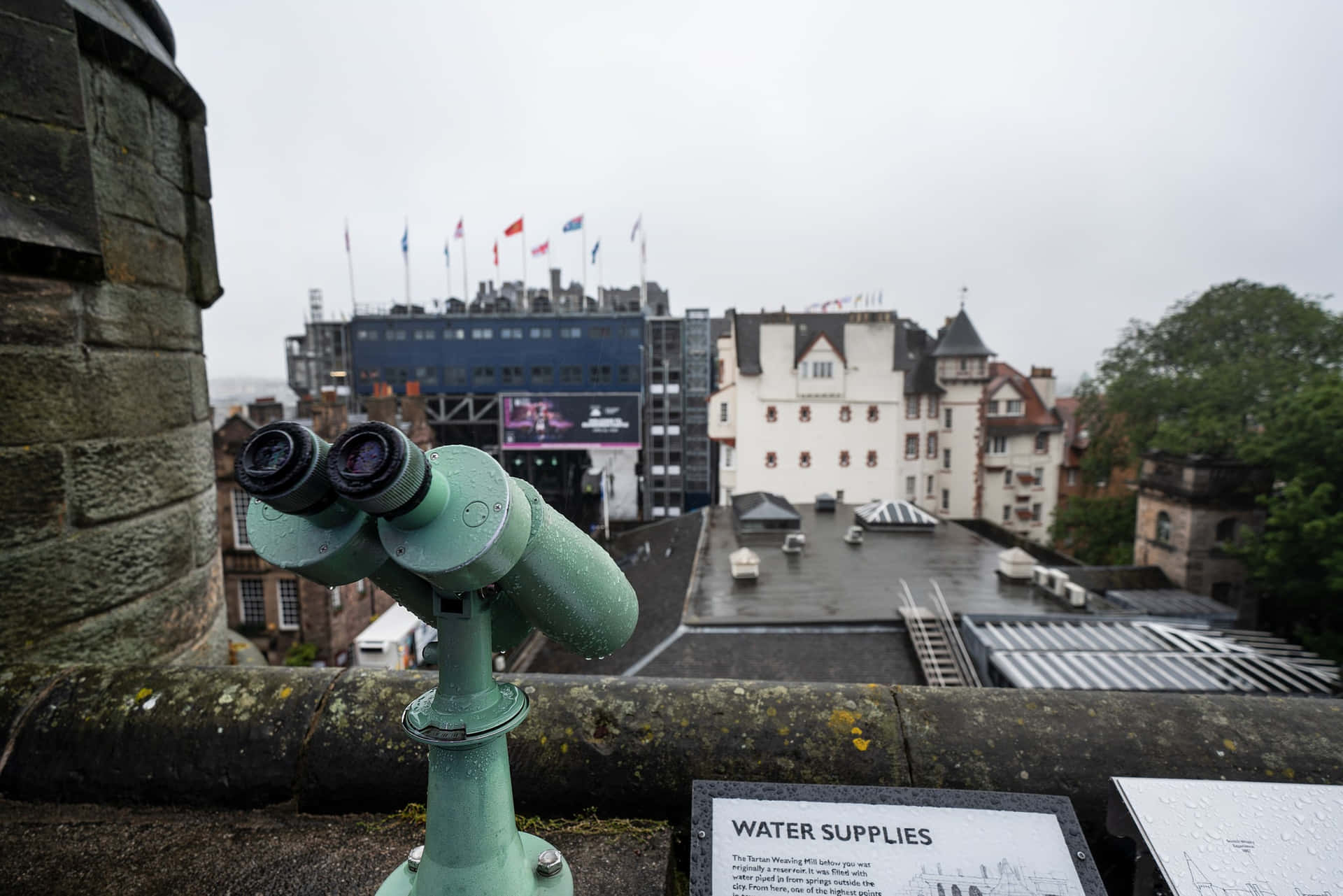 Edinburgh_ Viewpoint_ Binoculars Wallpaper