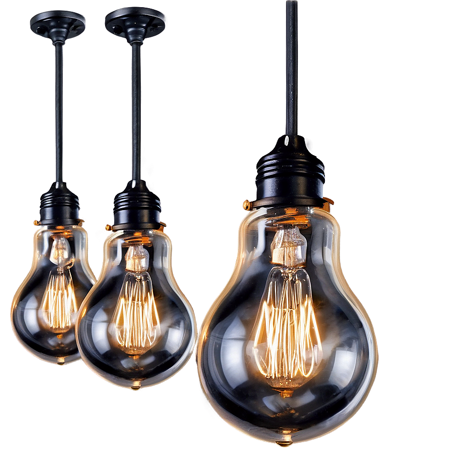Edison Bulb Light Fixture Png Hmh PNG