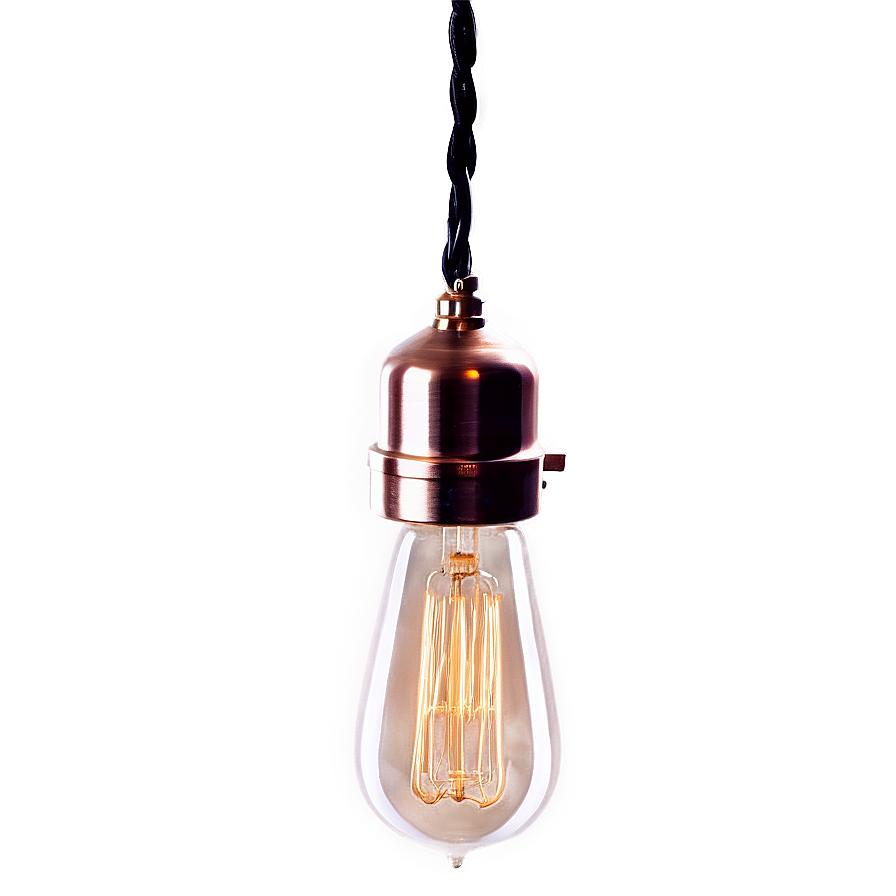Edison Bulb Light Fixture Png Rkf PNG
