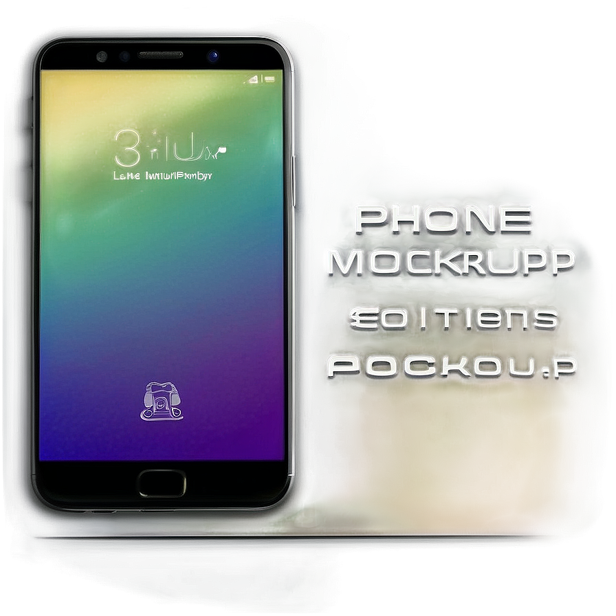 Editable Phone Mockup Png Aoc22 PNG
