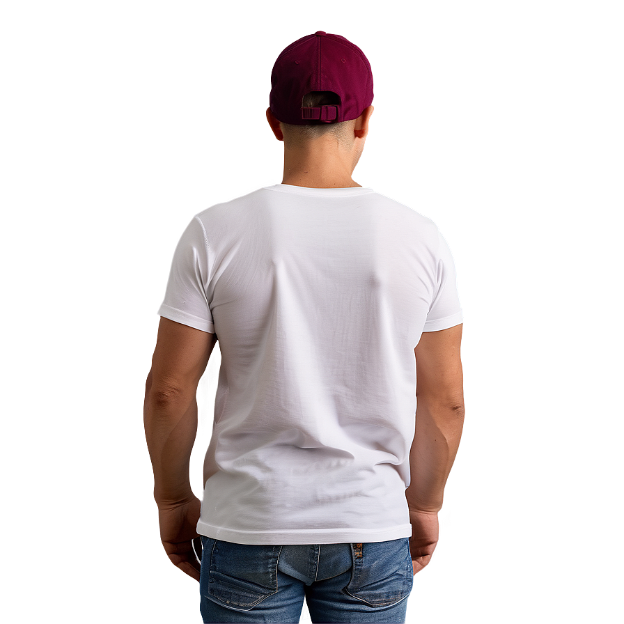 Editable White T-shirt Mockup Png Lwx PNG