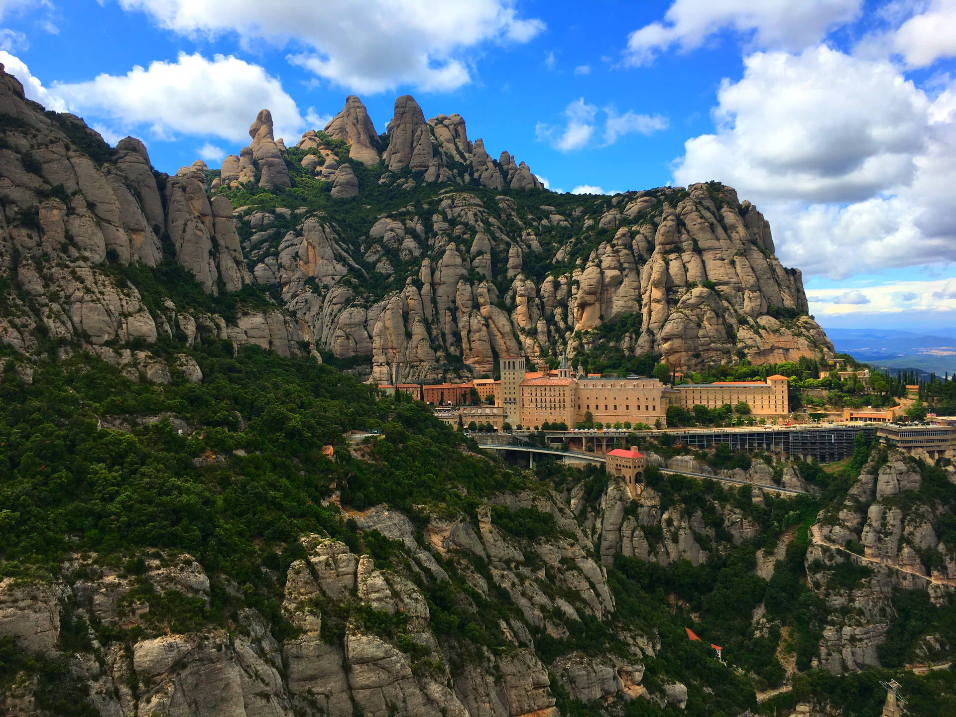 Breathtaking Montserrat Scenery Wallpaper