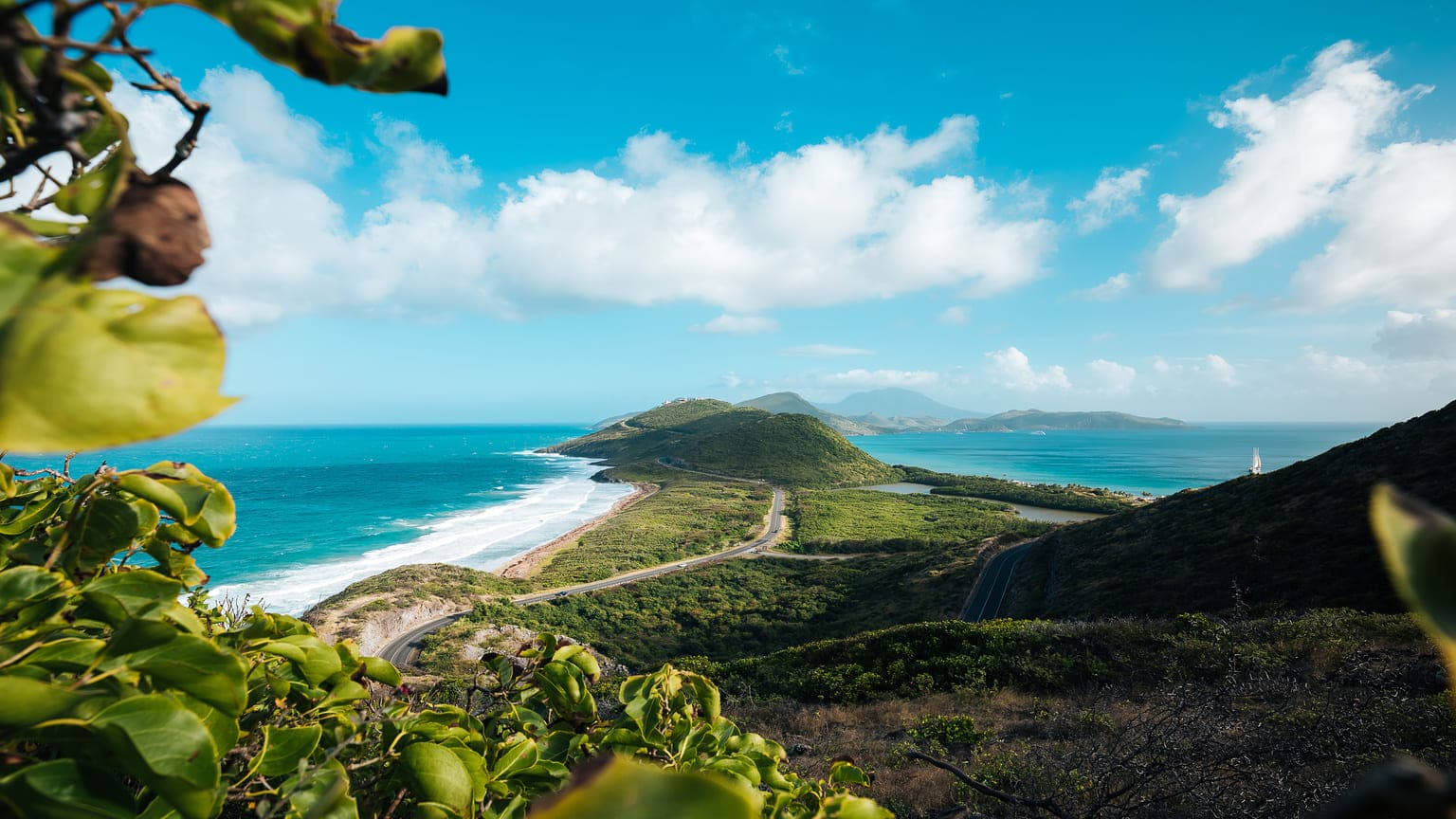 Edited St Kitts And Nevis Island Wallpaper