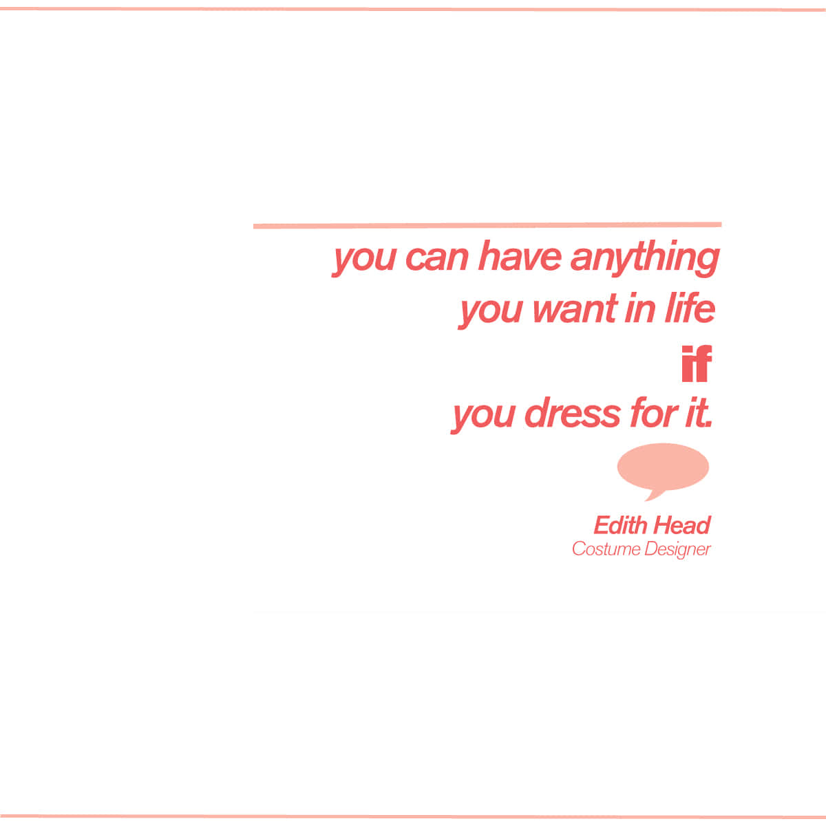 Edith Head Fashion Quote Wallpaper
