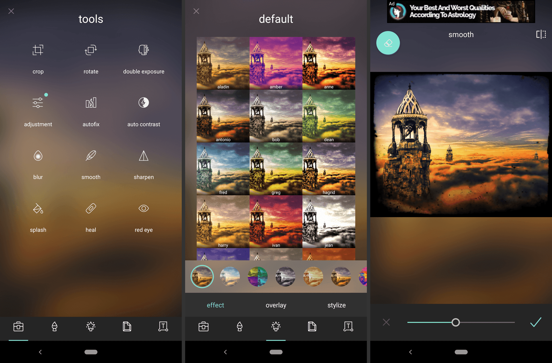 A Screenshot Of The Photo Editor App On A Phone