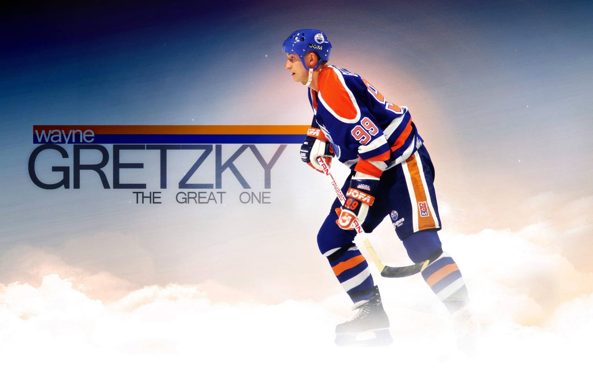 Edmonton Oilers Gretzky Great One Wallpaper