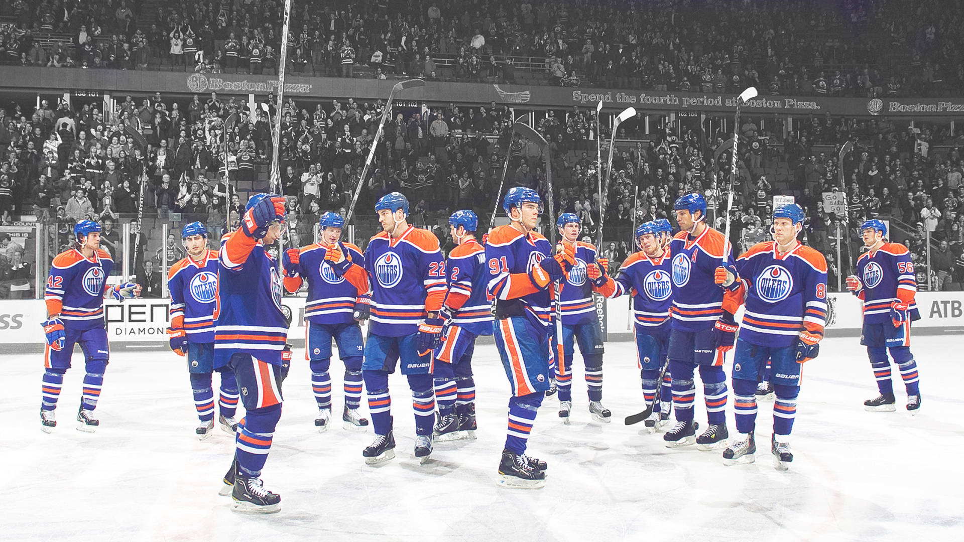 Edmonton Oilers Ice Hockey Team Wallpaper
