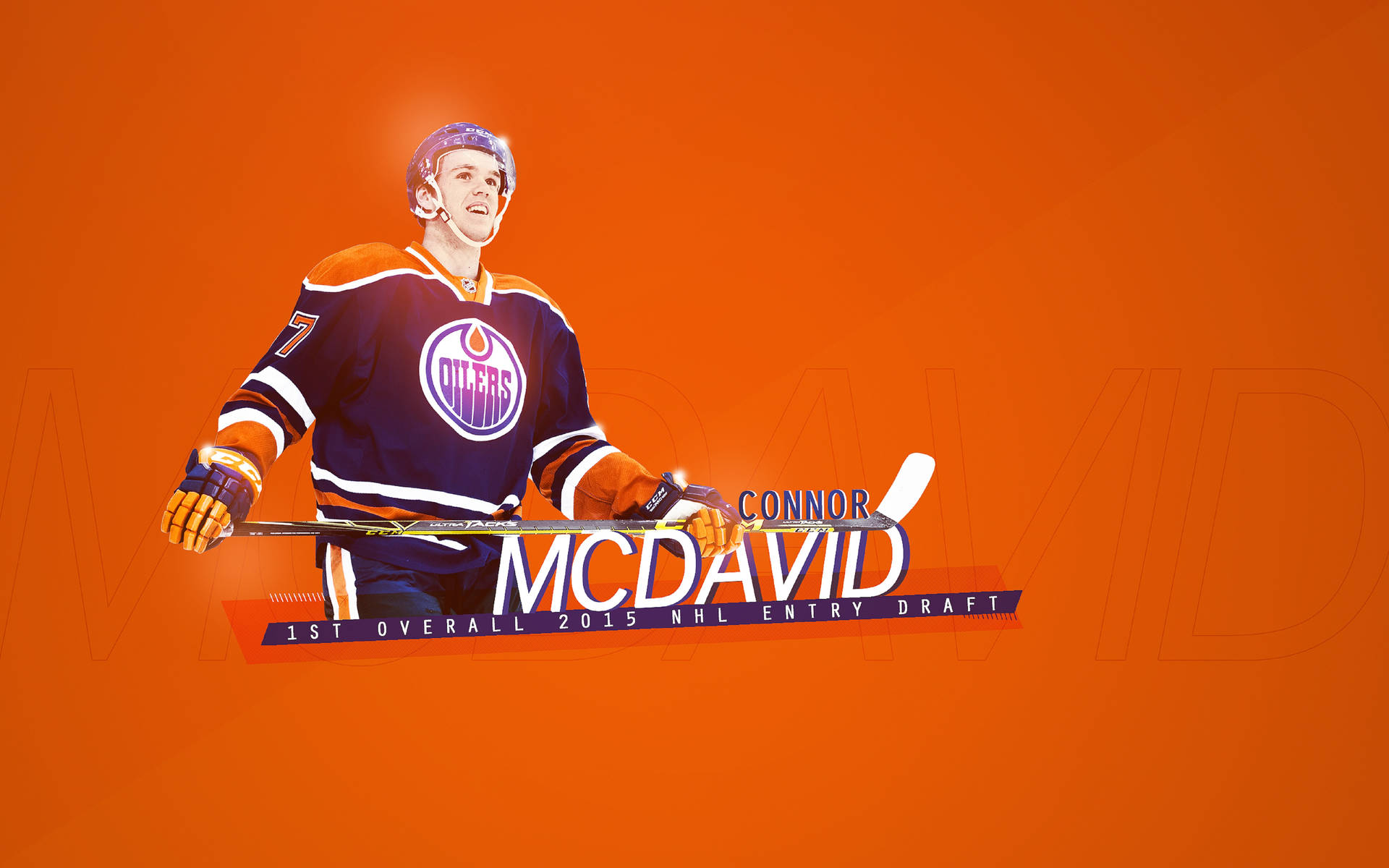 Edmonton Oilers McDavid 2015 Draft Wallpaper