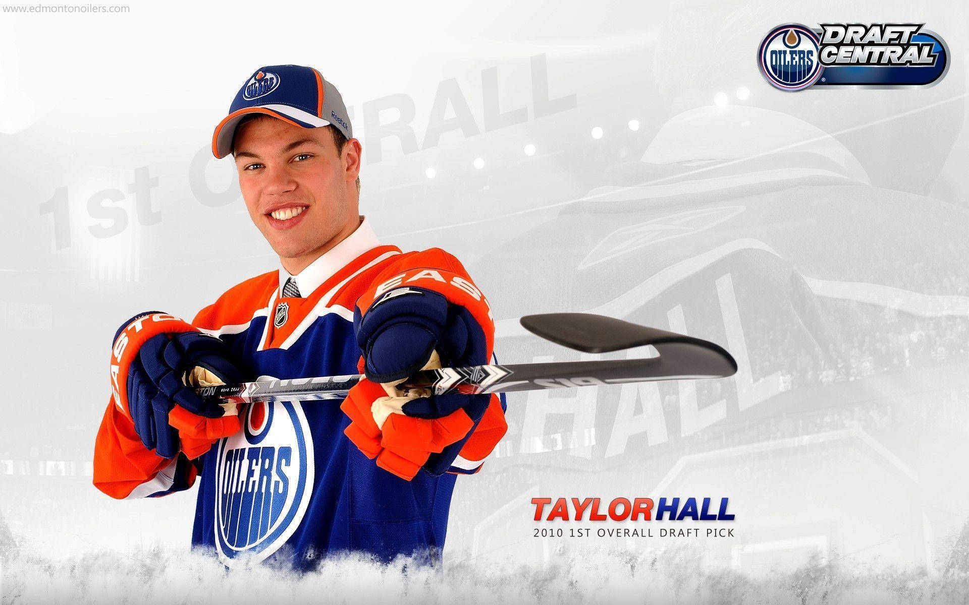 Edmonton Oilers No. 29 Taylor Hall Digital Art Wallpaper