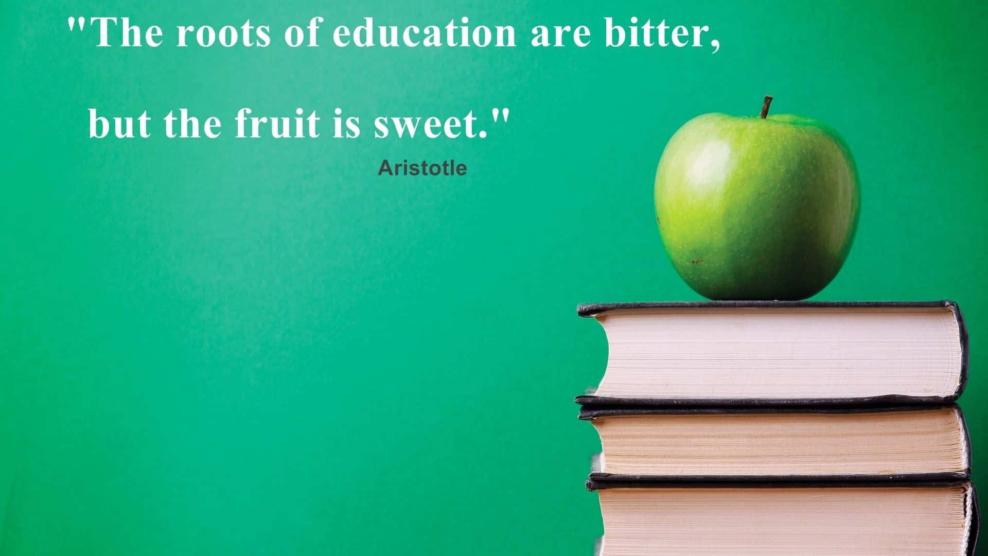 Education Quote Aristotle Apple Books Wallpaper