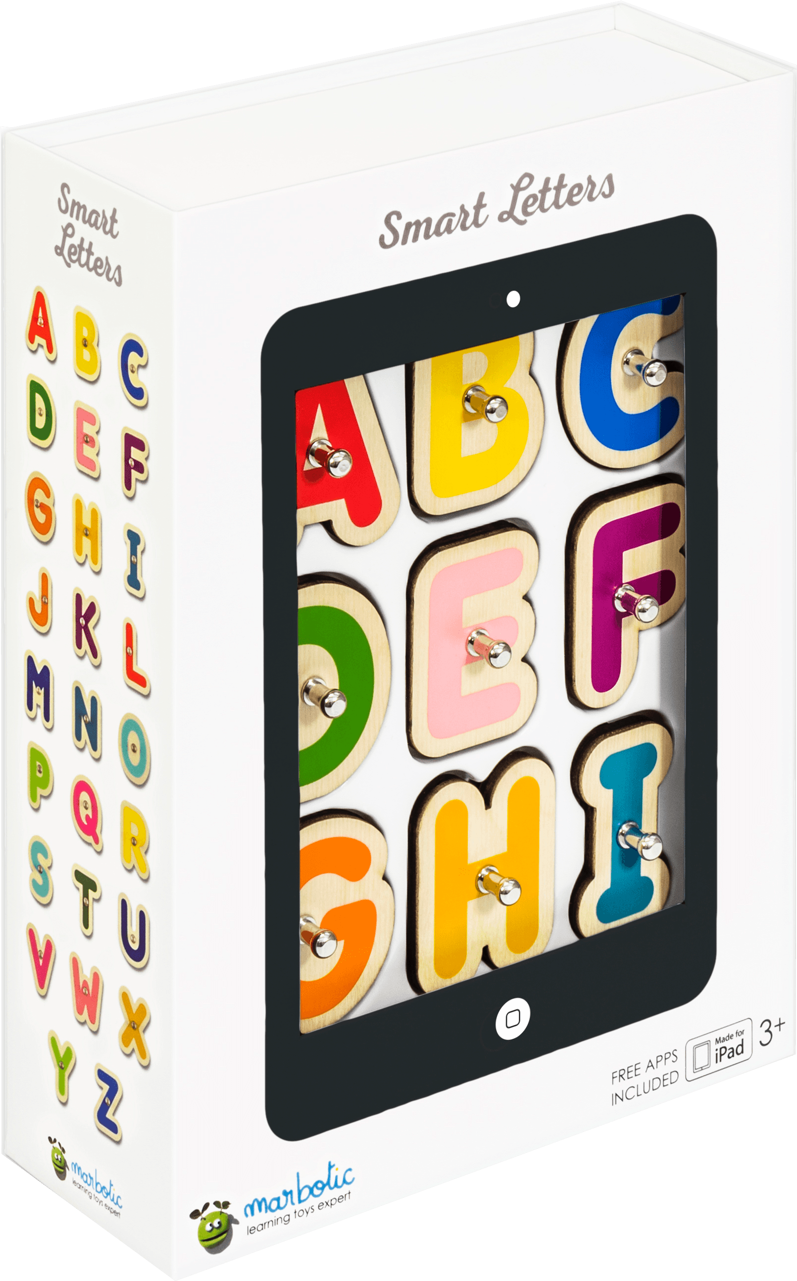 Educational Alphabet Tablet Toy Packaging PNG