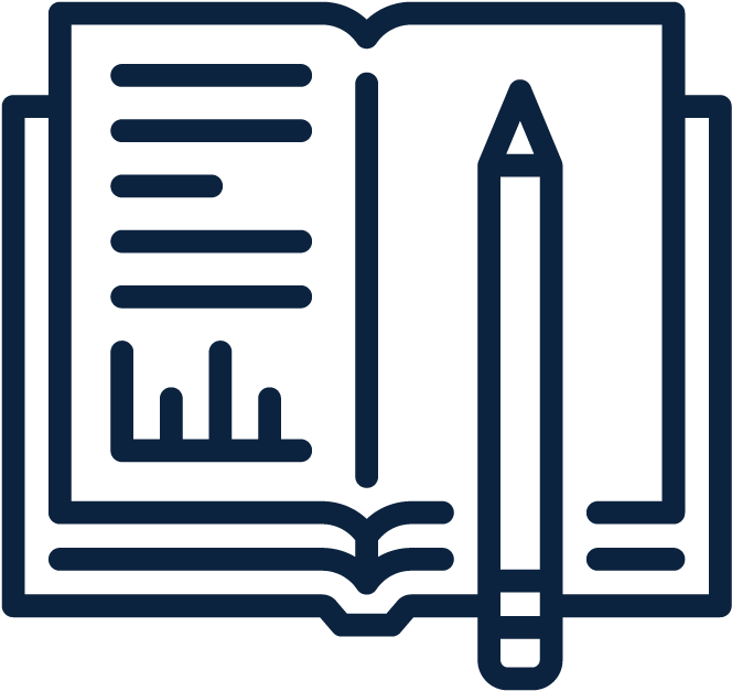 Educational Bookand Pencil Icon PNG