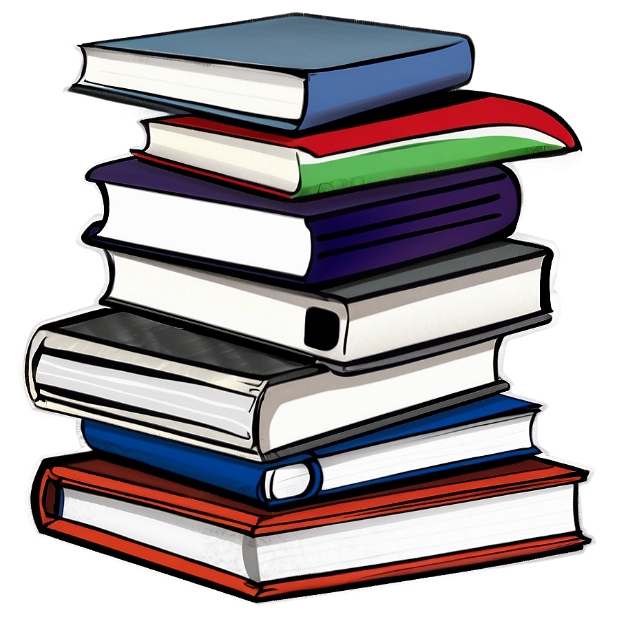 Download Educational Books Stack Png Gye | Wallpapers.com