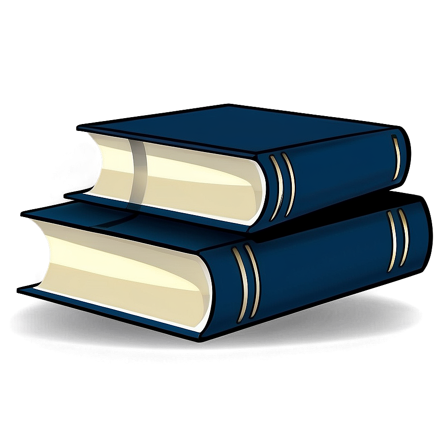 Educational Books Vector Set Png 06262024 PNG