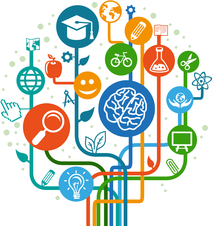 Educational Concepts Tree Illustration PNG