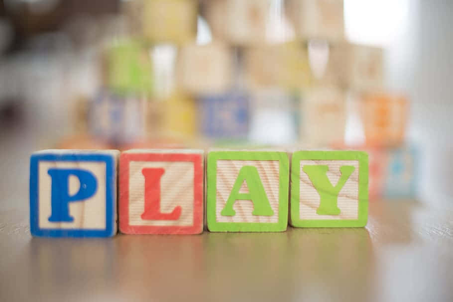 Educational Play Blocks Wallpaper