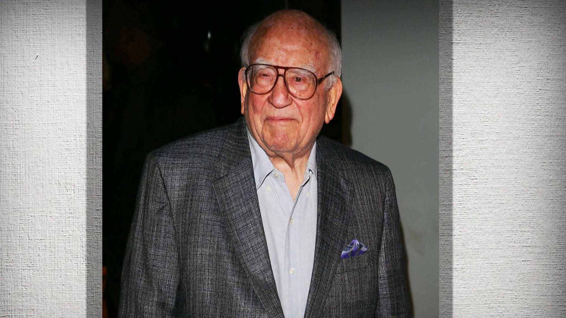 Edward Asner With Glasses Wallpaper