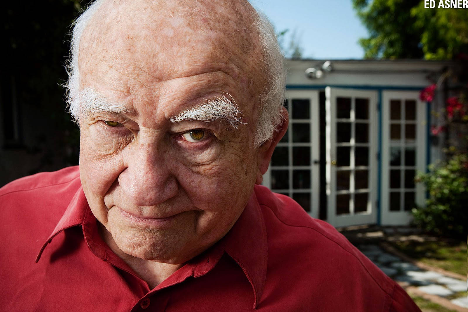 Edward Asner With House Wallpaper