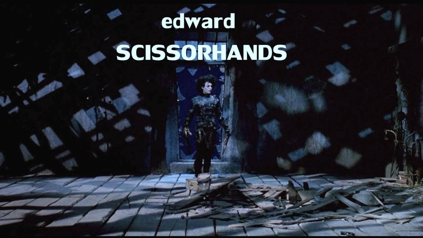 Edward Scissorhands In The Attic Wallpaper