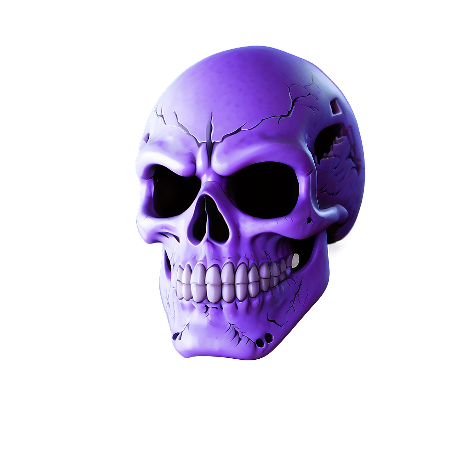 Eerie Purple Skull Trooper Image Png Stu PNG