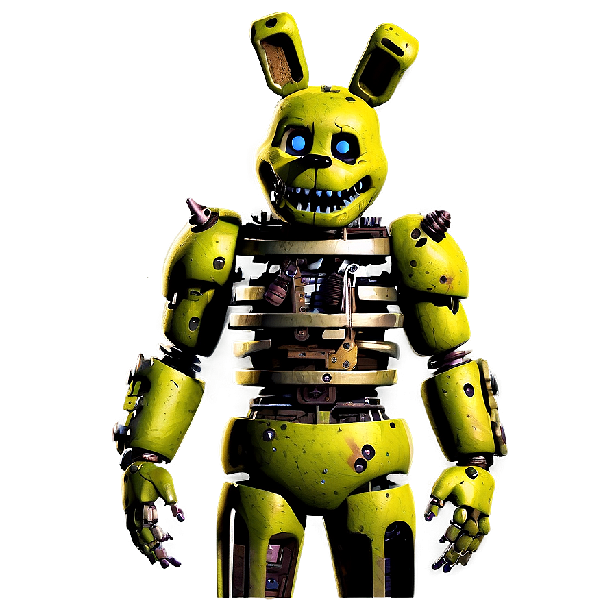 Eerie Springtrap Artwork Png Tnx PNG