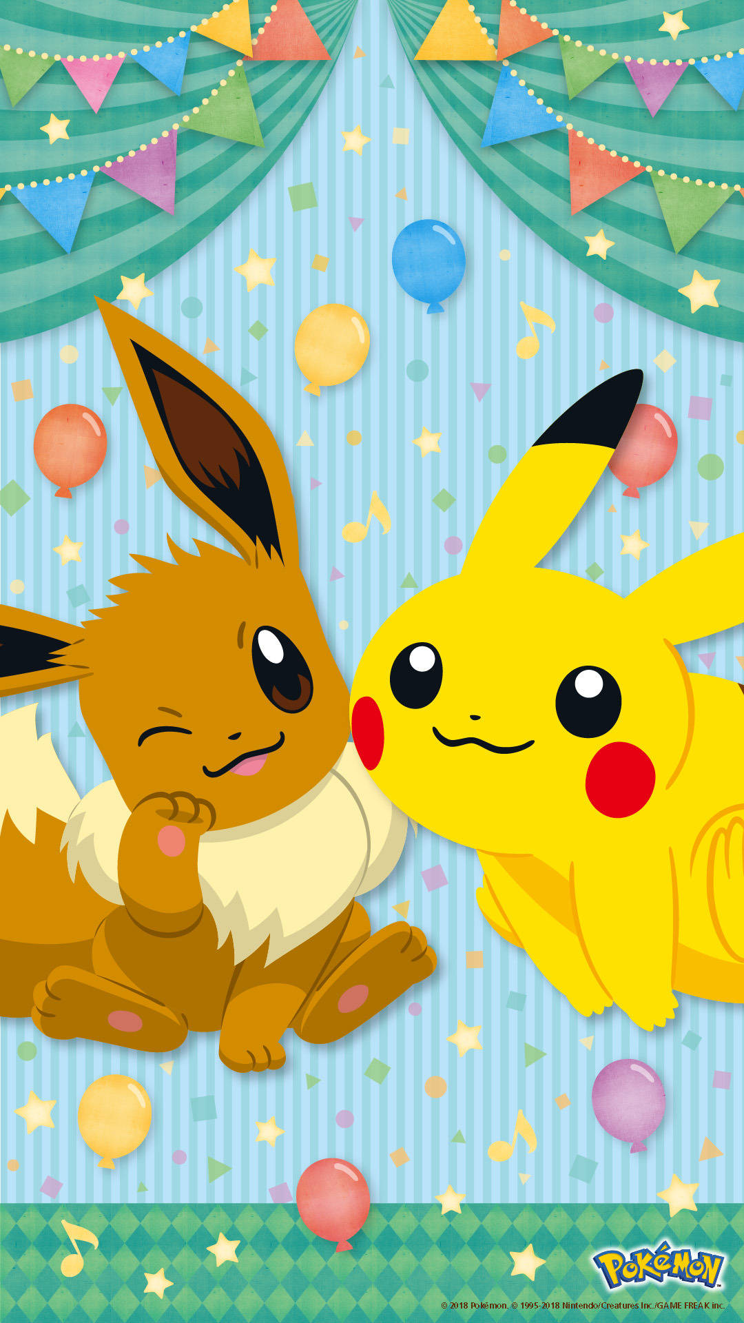 Eevee And Pikachu Iphone Background