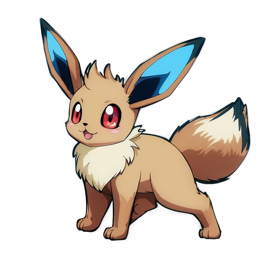 Download Eevee Anime Scene Png 05062024 | Wallpapers.com