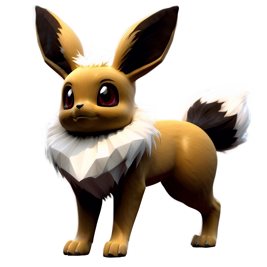 Eevee Evolution 3d Model Png Bdb PNG