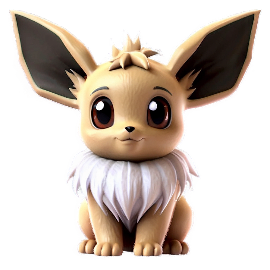 Download Eevee Evolution 3d Model Png Enl10 | Wallpapers.com